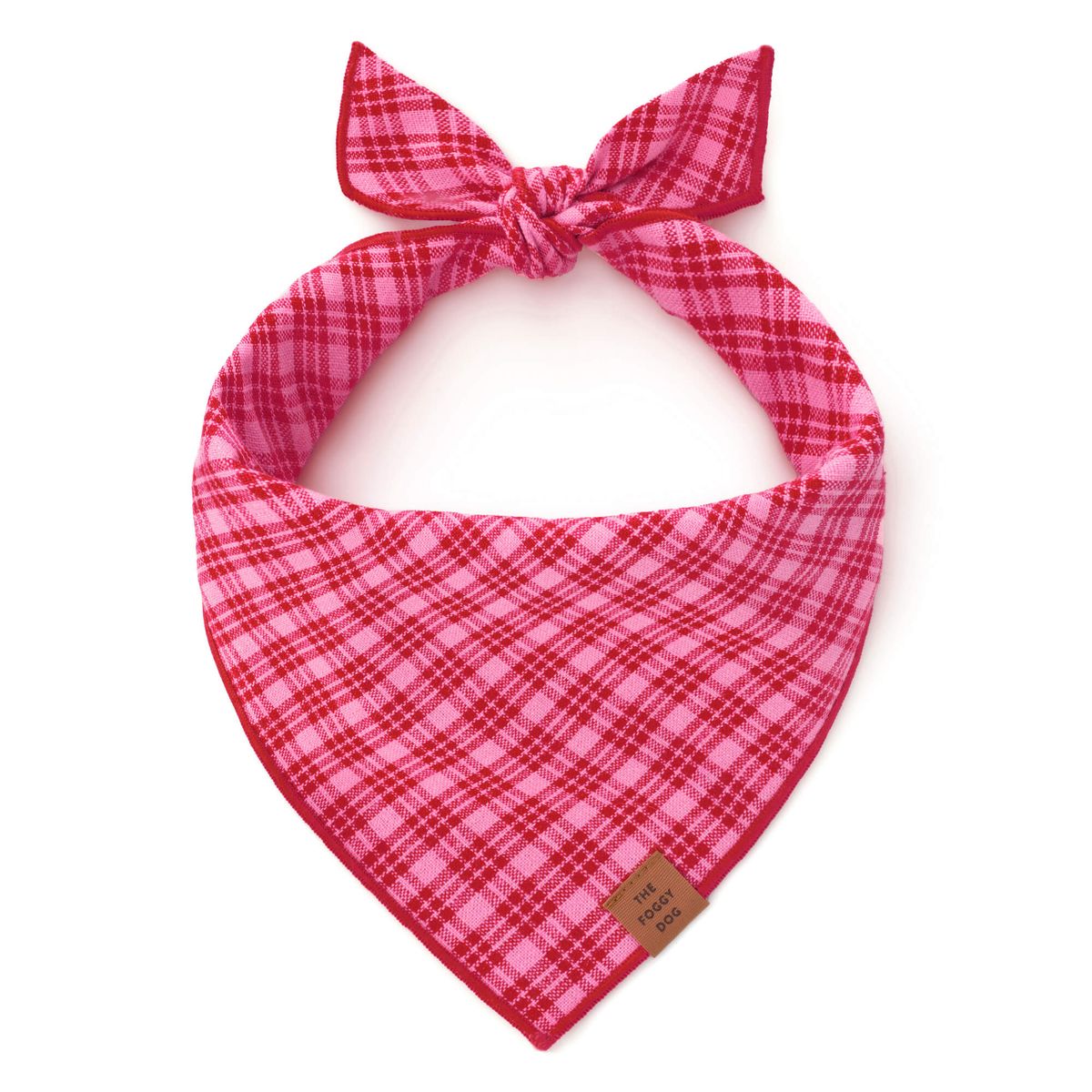 Heather Taylor Home x TFD Katherine Plaid Valentine Dog Bandana