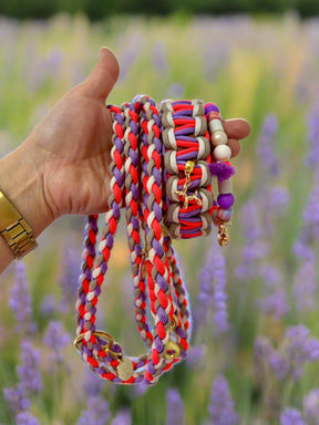 Flower collection - Anti-teken kralenband - Lavender Hugs