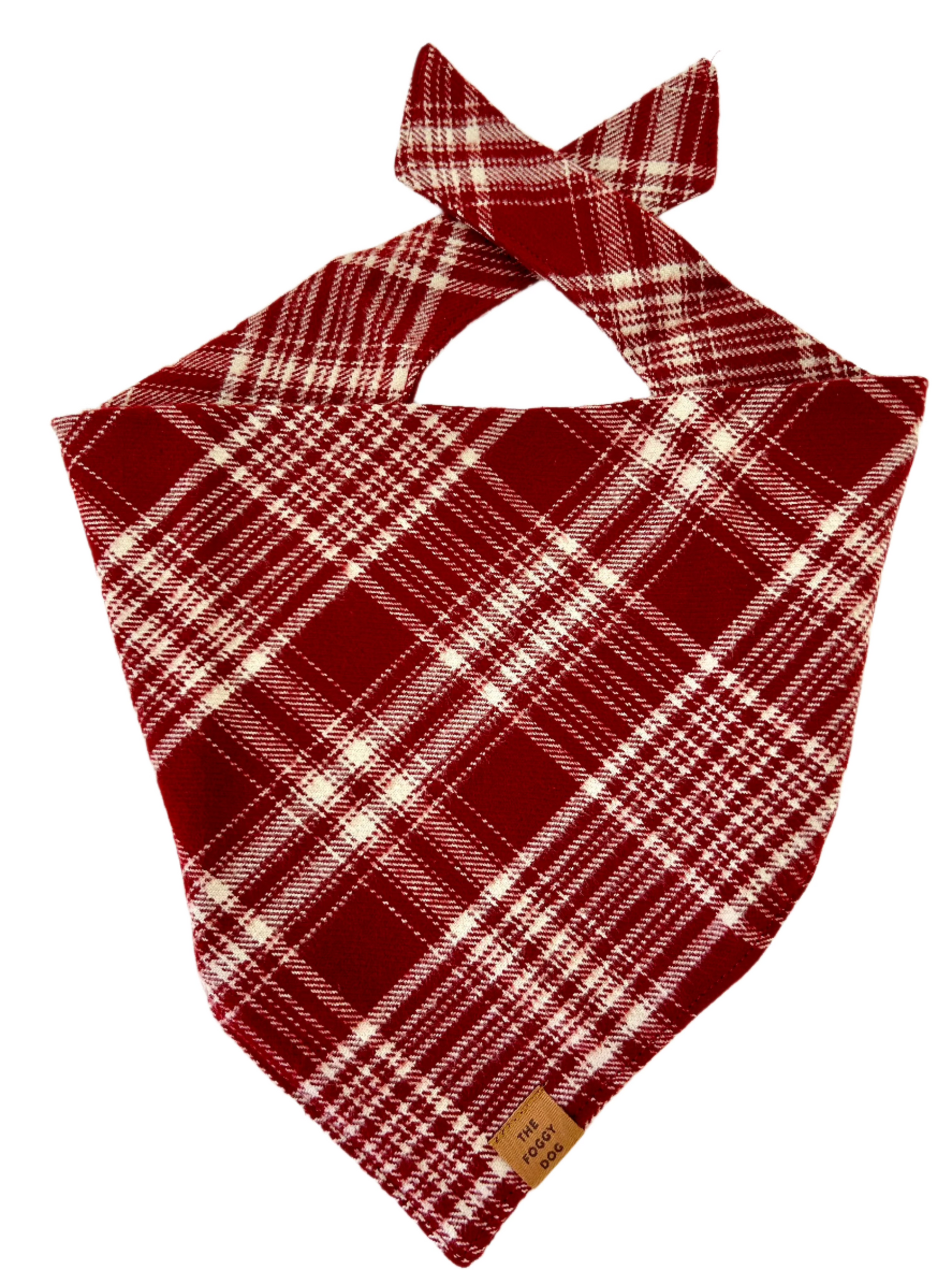 Weihnachtsplaid Flanell Bandana