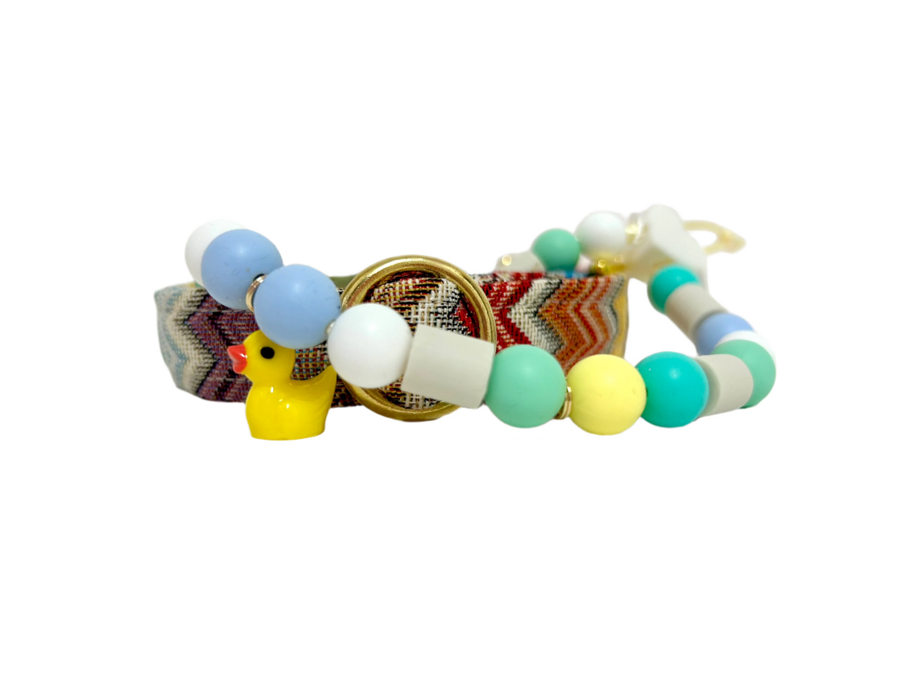 Anti -sign Beading band - Ducky Geel