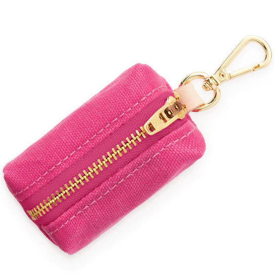 Poo -Taschenhalter wurde mit Pink gewustet